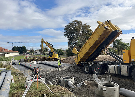 Saint Martin de Hinx : Le Chantier Démarre